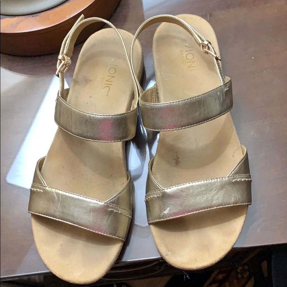 Vionic Gold Sandals